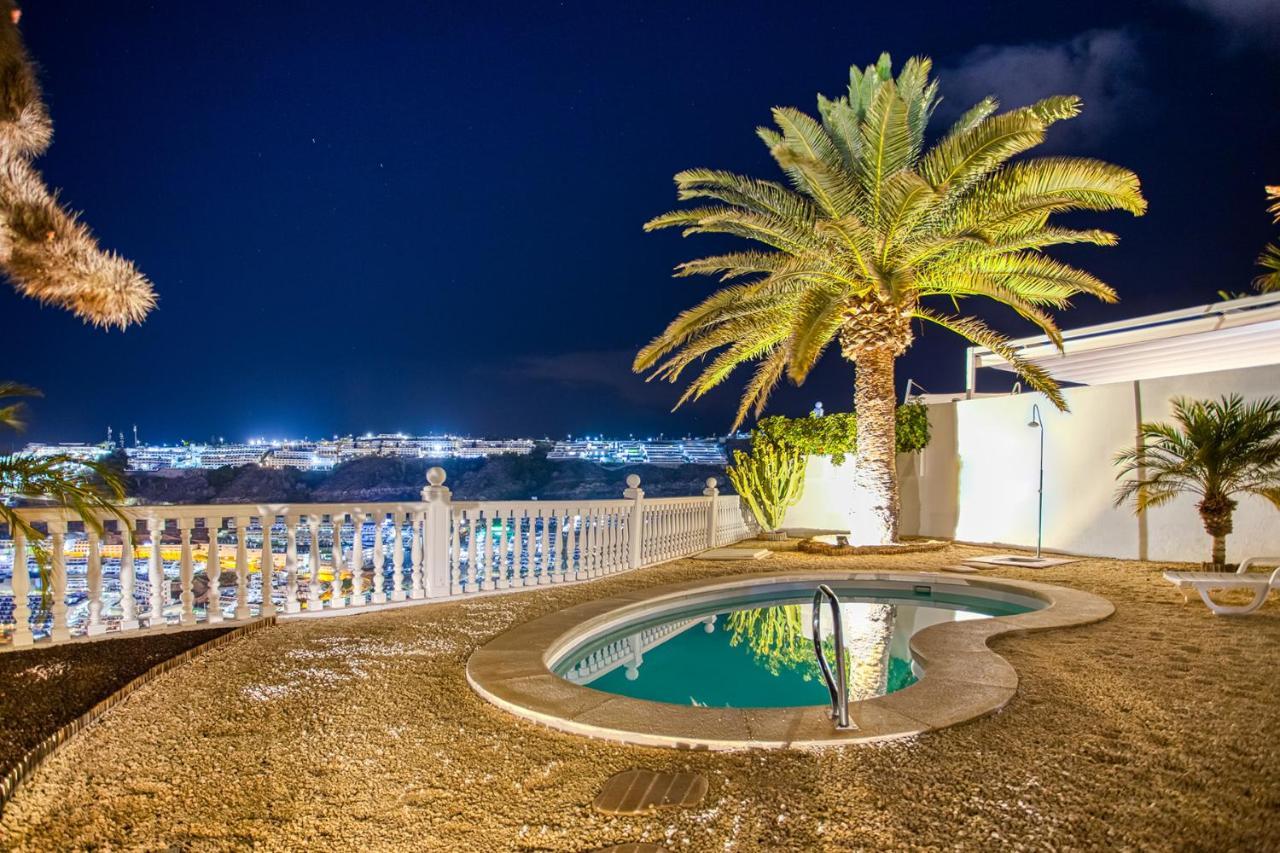 Stunning Villa With Breathtaking Ocean View Mogan Luaran gambar